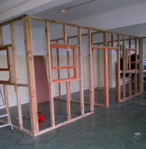 Construction of office space